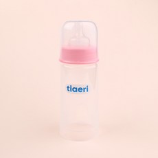 Tiaeri 奶瓶 第3階段 7個月以上 250ml, 粉色, 1入
