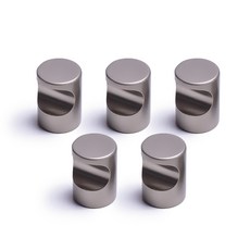 把手世界 美式 1孔 傢俱把手 鎳, 5個