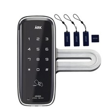 라온아크 유리문 전용 디지털 도어록 RAON-ARK820 + 카드 4p