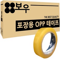 弓包裝用 OPP 橡膠透明膠帶 12mm x 40m, 80個, 透明