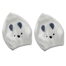 柔軟乾髮巾 SG05, 白色, 2個