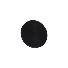 헤링본 면 테이프 끈 폭 10mm x 길이 45.72m, 18블랙, 1개