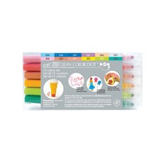 ZIG Clean Color圓點筆 12色入, 混色, 1組