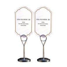 Adel 金屬便條夾 100 銀色, 2個