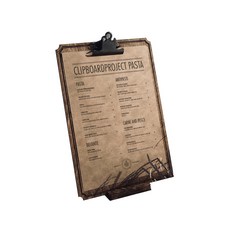 雜鐵工作所 文件板專案 復古木質文件板 木製菜單板 B5 + 支架組, 1套