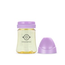 Grosmimi PPSU奶瓶 200ml, 無奶嘴, 薰衣草紫