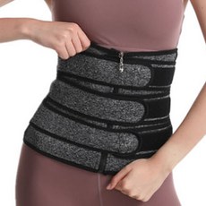 TCR 헬스 코르셋 삼중벨트 그레이, 1개