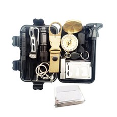 多用途野外求生SOS高級款生存工具組, 混合顏色, 1套