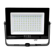 장수우리조명 LED 사각 투광기 전구색 50W, 1개