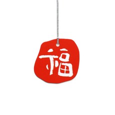 幸運福氣吊牌, 100個, 混合顏色