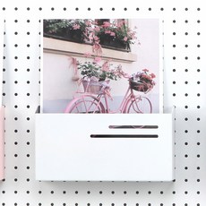 takongpan 一鍵式口袋層架 中 22 x 12 x 6 cm, 1個, 白色