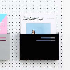 takongpan 一鍵式口袋層架 大 22x16x6cm, 1個, 黑色