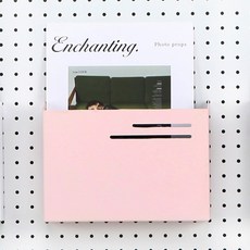 takongpan 一鍵式口袋層架 大 22x16x6cm, 1個, 粉紅色