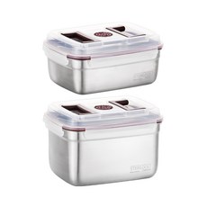 STENLOCK 史丹利 Cube Handy 密封容器1號 4.8L + Cube Handy 3號 7.4L組合, 1套, 密封容器1號 + 3號