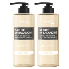 KUNDAL 昆黛爾 寵物香氛洗毛精 粉紅雨香, 518ml, 2瓶