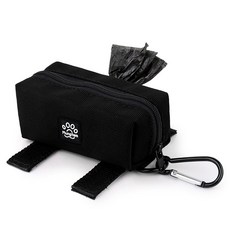 Mungtem 寵物狗牛津布拾便袋, 黑色, 1個, 1個