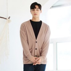 BIG SIZE CLUB 男款 BA 寬鬆針織開襟衫