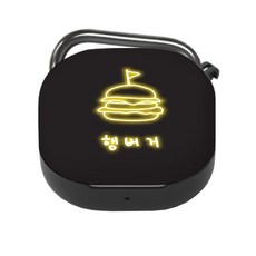 NUART Buds Live/Buds Pro/Buds 2 設計款硬殼保護套, 單一商品, 漢堡04, 1個