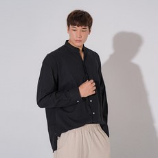 BIGSIZECLUB 男款V 亨利領襯衫