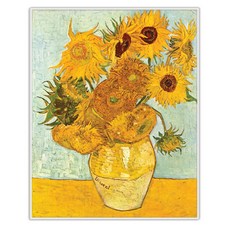 JDART 梵谷名畫畫框 向日葵3 VG-09, 邊緣白