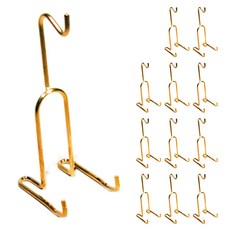 Espresso Demi Saucer專用堅固小號杯架, 12個, 金黃色