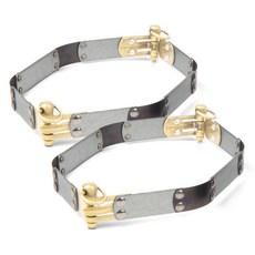 BrandYan 手作用六角彈簧口金框架 O環型 20cm, 金色, 2個