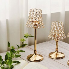 水晶豪華蠟燭台 B款 L號, 金子