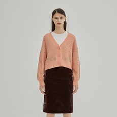 베이직하우스앤 여성용 메탈 자카드 가디건 HUCD721B