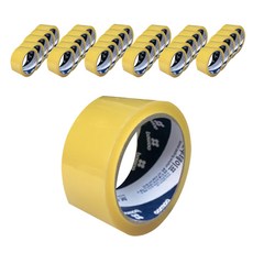 用於弓形包裝的 OPP 重型包裝箱膠帶 50m, 50個, 透明