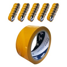 用於弓形包裝的 OPP 重型包裝箱膠帶 40m, 50個, 黃色的