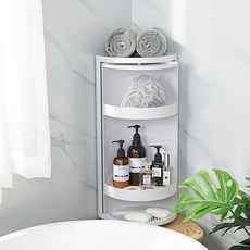 회전 3단 코너 선반, 화이트