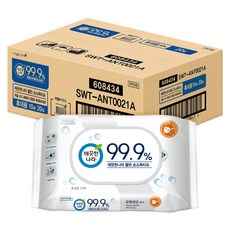 Kleannara 抗菌潔膚濕紙巾隨身包, 10張, 20包