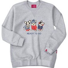 L.LAMO 男女通用 3M Ready Puppy 大學T