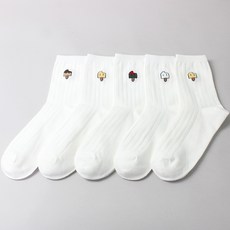 MODE BEBE 兒童冰淇淋中筒襪5雙組