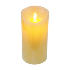 리모컨형 LED 양초 7.5 x 23 cm, 혼합색상