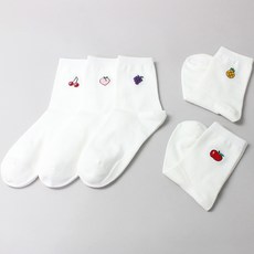 MODE BEBE 兒童水果混搭時尚襪5雙組