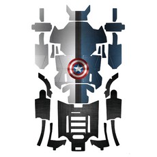 STEA Mavic Mini RC無人機機身貼紙, 美國隊長, 1套