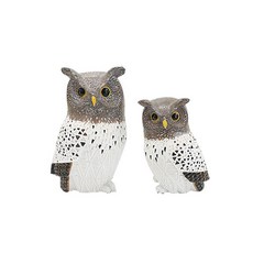 counryitem 森林貓頭鷹擺飾 2件組