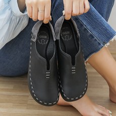 지쎄 제이슈 천연 양가죽 여성용 슬립온