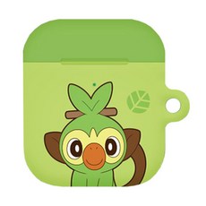 寶可夢 AirPods 1/2代 Color S2 硬殼AirPods保護殼 + 防鐵粉貼紙 2p組, 敲音猴, 單一商品