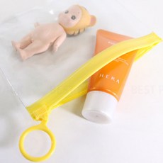 最佳包裝 PVC 滑動拉鍊袋黃色環 20 號 20 x 15 厘米, 1件, 10個