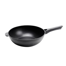 MOOSSE 電磁爐適用單柄鑄鐵炒鍋, 28cm, 1入