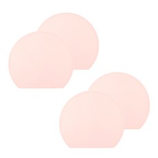 Bloom at home 矽膠半圓形餐墊, 淺粉色, 37*32.5cm, 4個