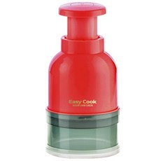 ETN簡易料理蔬菜切碎器, 紅色的, 1個