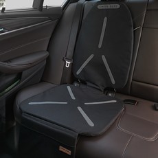 CHAbachiAUTO Oh My Bebe防滑汽車座椅保護墊, 黑色, 1入