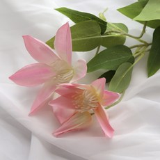 달콤노리 조화 꽃꽂이 재료 클레마티스 29, 4핑크, 1개