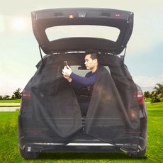 929 전차종 컷오프 차박 클리브 트렁크 모기장 좌 + 우 세트, C형, 1세트