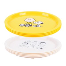 LILFANT 易洗盤 2款 各4入組, 黃色+白色, 1組