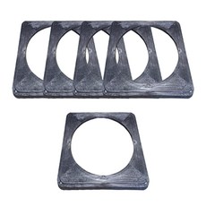 DONGKWANG Safety 彩色交通錐蓋加重板, 5個, 單一顏色