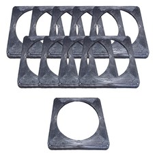 DONGKWANG Safety 彩色交通錐加重底座, 10個, 單一顏色